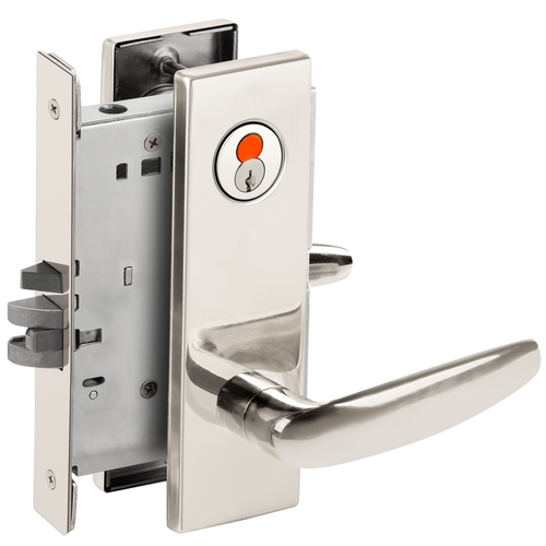 Mortise Lock Bright Stainless Steel