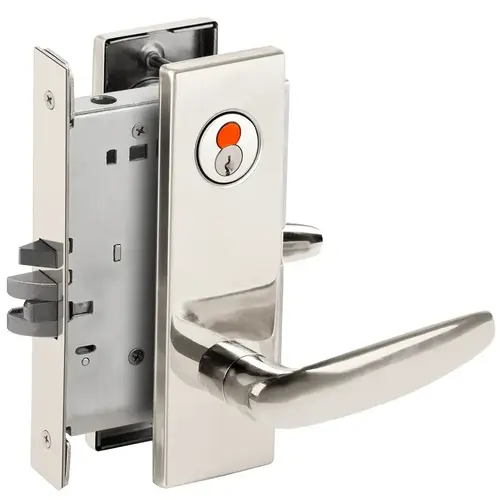 Mortise Lock Bright Chrome