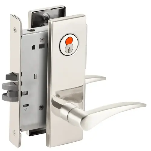 Mortise Lock Bright Stainless Steel