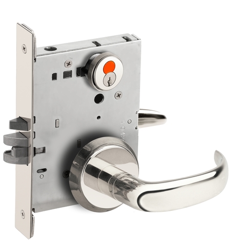 Mortise Lock Bright Chrome