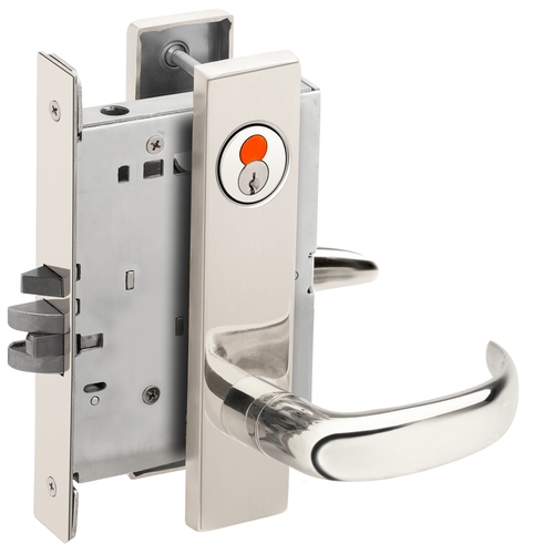 Mortise Lock Bright Stainless Steel