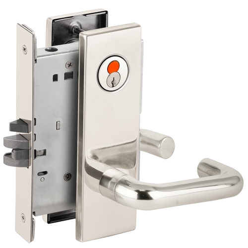 Mortise Lock Bright Stainless Steel