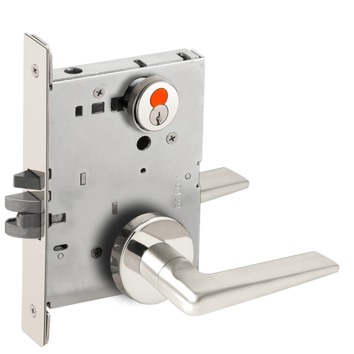 Mortise Lock Bright Stainless Steel