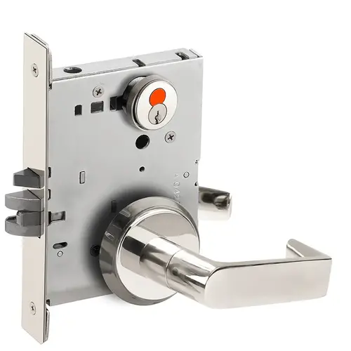 Mortise Lock Bright Chrome