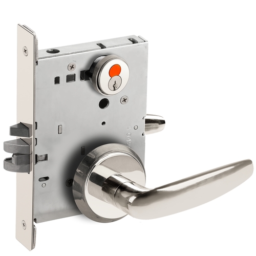 Mortise Lock Bright Stainless Steel