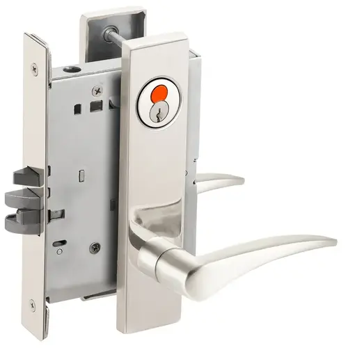 Mortise Lock Bright Chrome