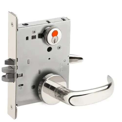 Mortise Lock Bright Stainless Steel