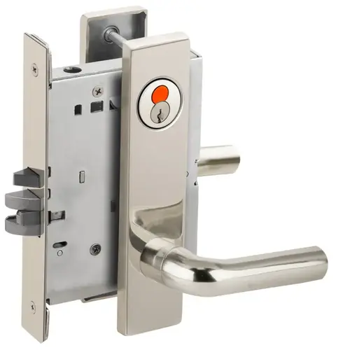 Mortise Lock Bright Chrome