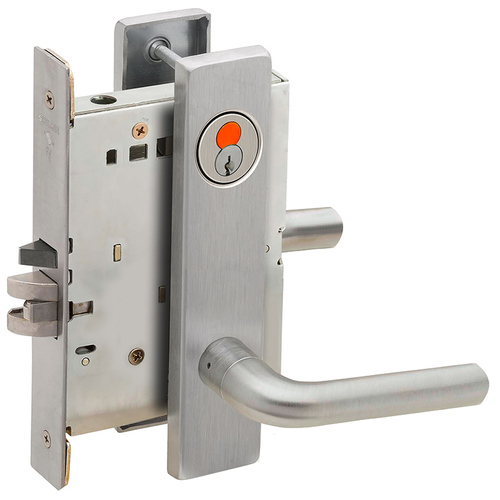 Mortise Lock Satin Chrome