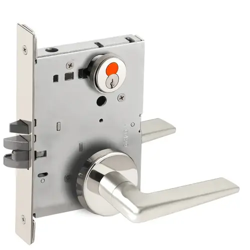 Mortise Lock Bright Stainless Steel