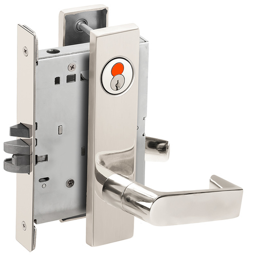 Mortise Lock Bright Stainless Steel