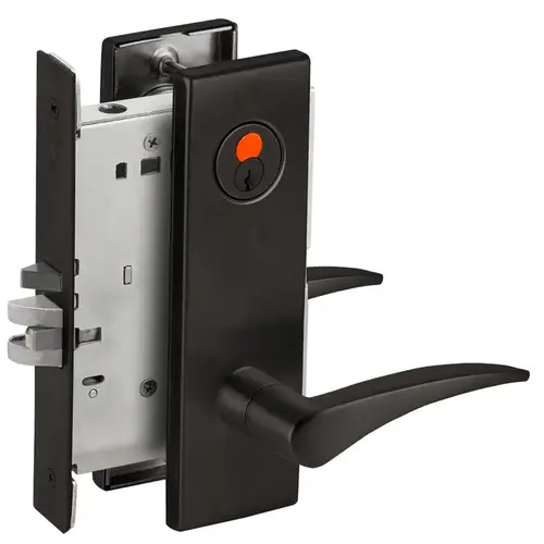 Mortise Lock Flat Black Coated