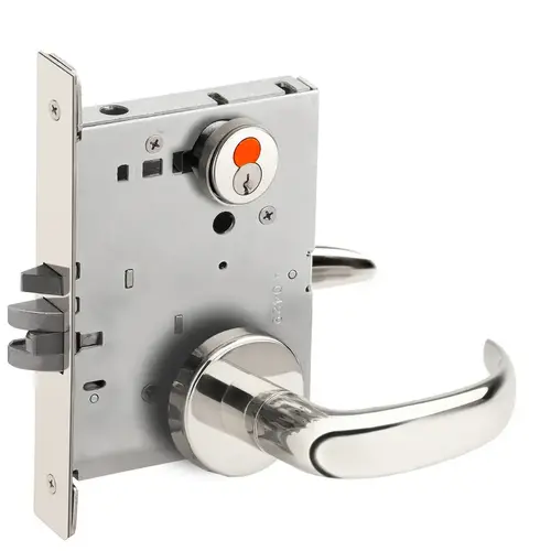 Mortise Lock Bright Stainless Steel