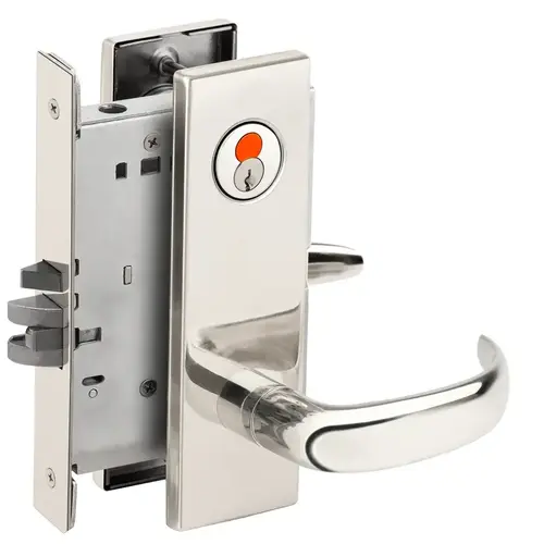 Mortise Lock Bright Chrome