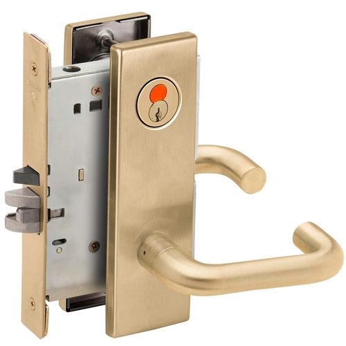 Mortise Lock Satin Brass