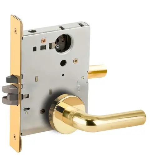 Lock Mortise Lock Bright Brass