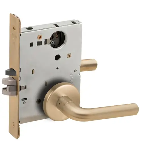 Lock Mortise Lock Satin Brass Blackened Satin Relieved Clear Coated