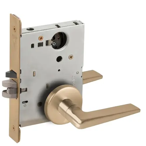 Lock Mortise Lock Satin Brass Blackened Satin Relieved Clear Coated