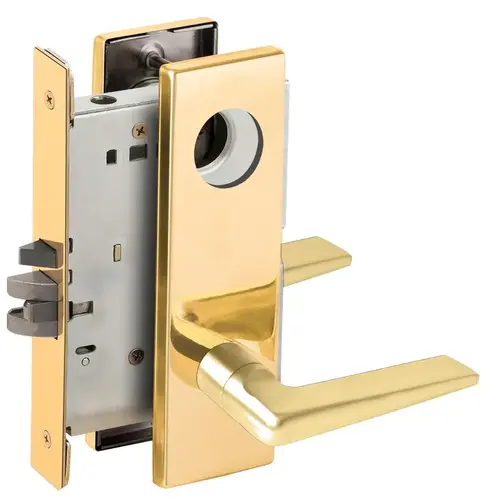 Lock Mortise Lock Bright Brass