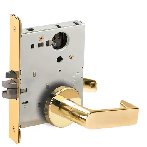 Lock Mortise Lock Bright Brass