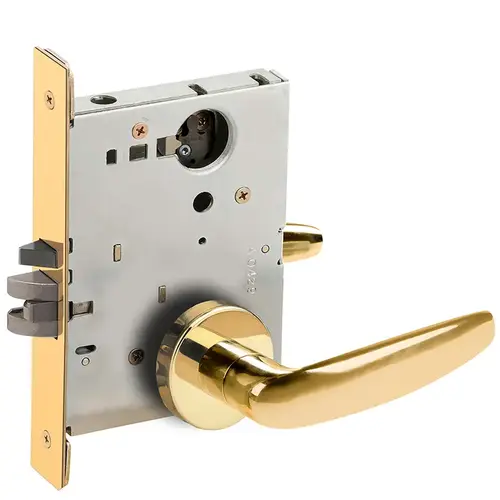 Lock Mortise Lock Bright Brass