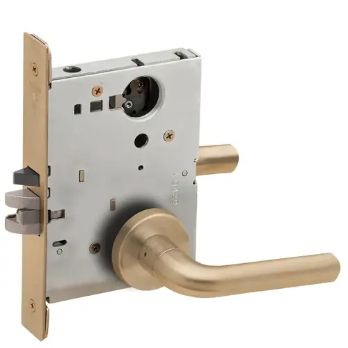 Lock Mortise Lock Satin Brass Blackened Satin Relieved Clear Coated