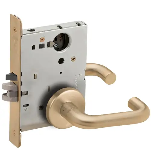 Lock Mortise Lock Satin Brass Blackened Satin Relieved Clear Coated