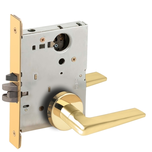 Lock Mortise Lock Bright Brass