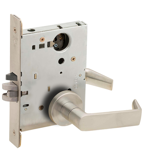 Lock Mortise Lock Satin Nickel Plated Clear Coated