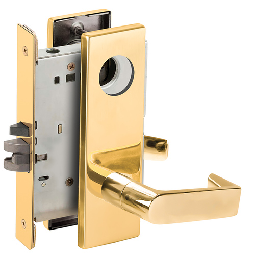 Lock Mortise Lock Bright Brass