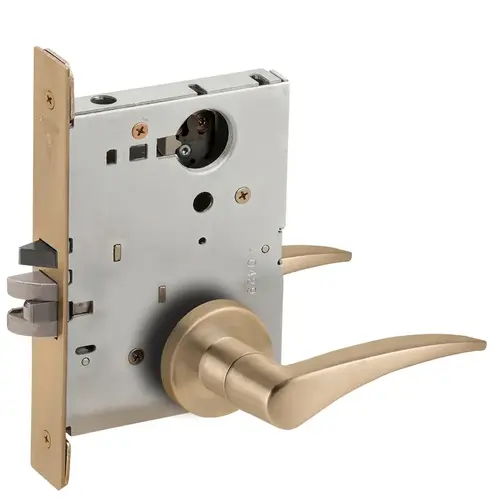 Lock Mortise Lock Satin Brass Blackened Satin Relieved Clear Coated