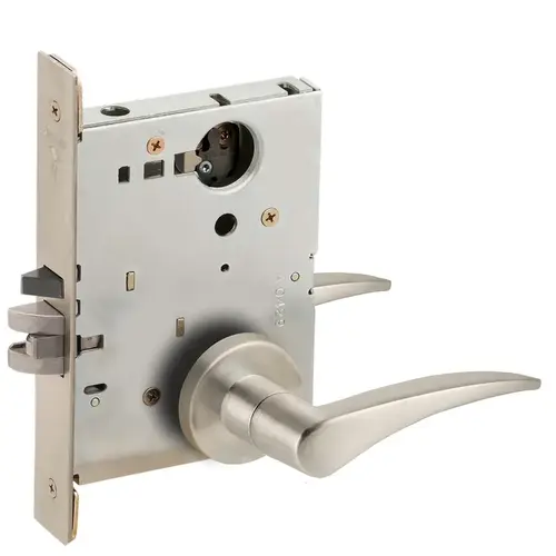 Lock Mortise Lock Satin Nickel Plated Clear Coated