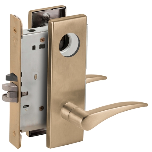 Lock Mortise Lock Satin Brass Blackened Satin Relieved Clear Coated