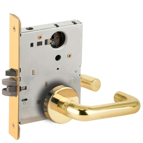 Lock Mortise Lock Bright Brass