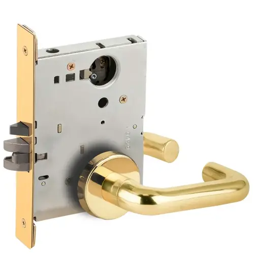 Lock Mortise Lock Bright Brass