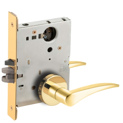 Lock Mortise Lock Bright Brass