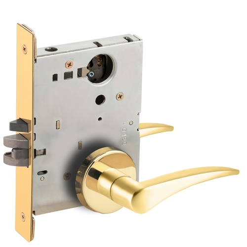 Lock Mortise Lock Bright Brass