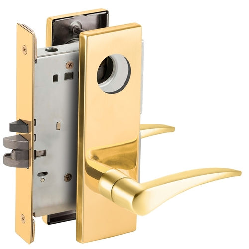 Lock Mortise Lock Bright Brass