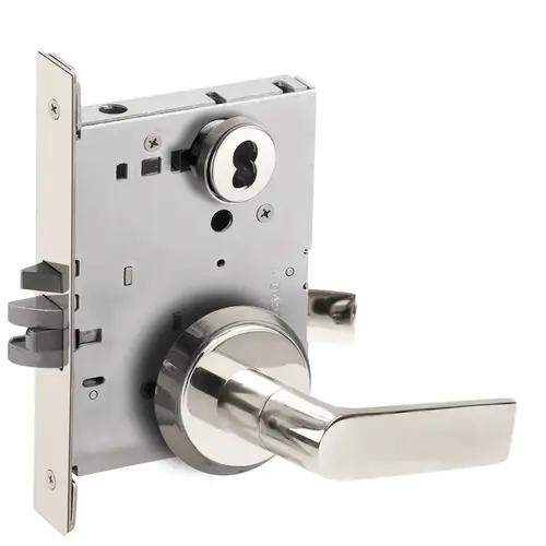 Mortise Lock Bright Stainless Steel