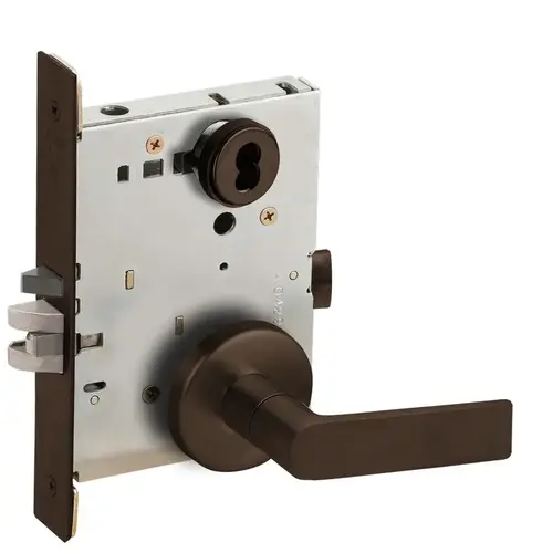 Mortise Lock Aged Bronze