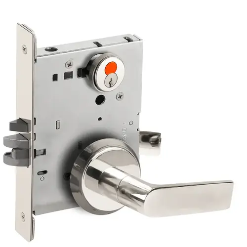 Mortise Lock Bright Chrome