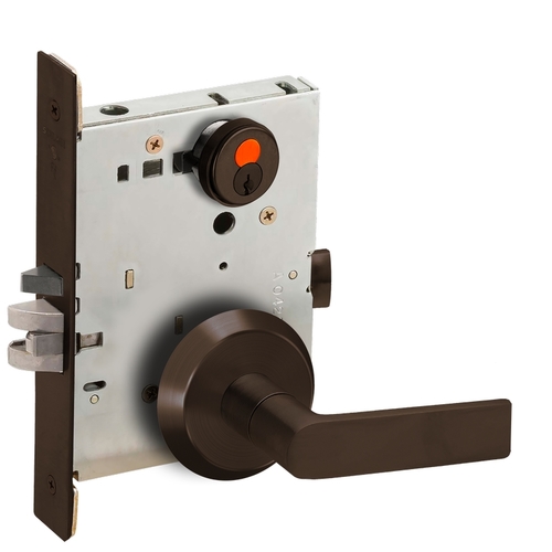 Mortise Lock Aged Bronze