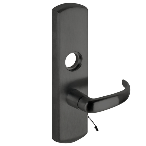 Von Duprin Exit Device Trim Flat Black Coated