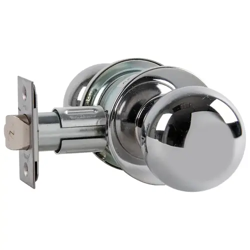 Cylindrical Lock Bright Chrome