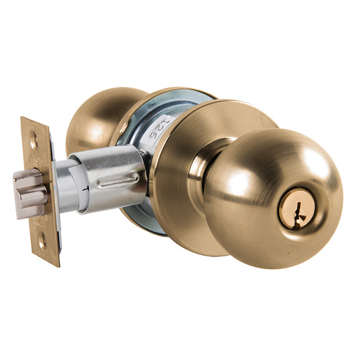 Cylindrical Lock Antique Brass