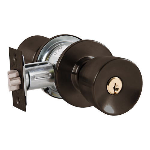 Cylindrical Lock Dark Oxidized Bronze