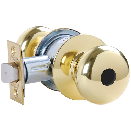 Cylindrical Lock Bright Brass