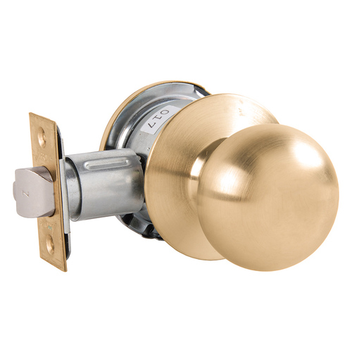 Cylindrical Lock Satin Brass