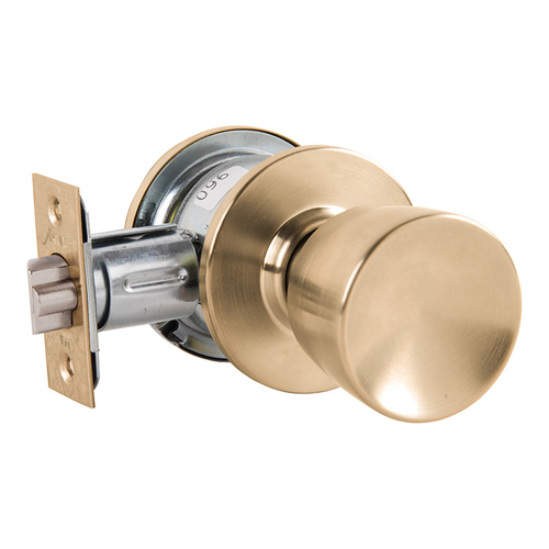 Cylindrical Lock Satin Brass