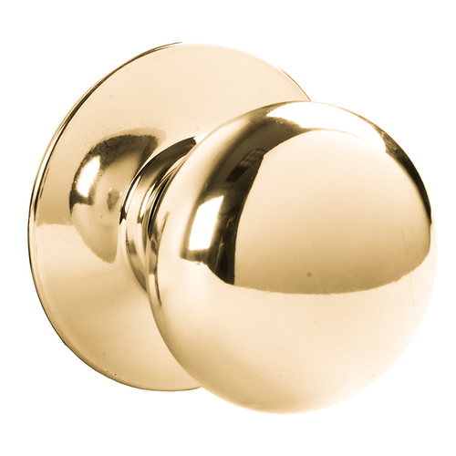 Cylindrical Lock Bright Brass